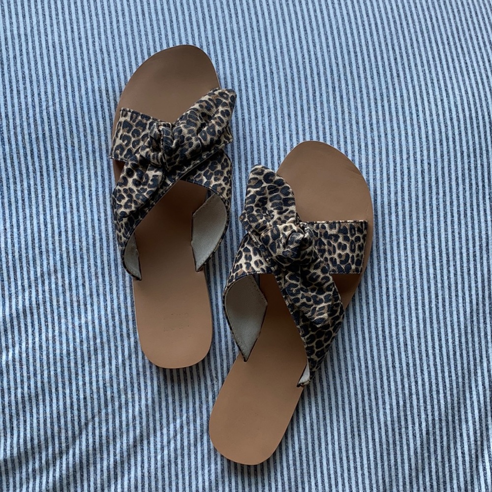 Leopard Print Sandals from Target